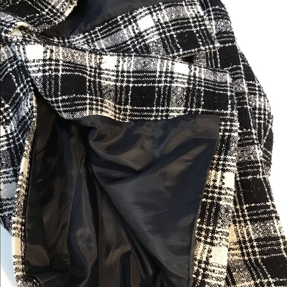 Preston & York Black Plaid Wool Blend Blazer - Picture 6 of 7